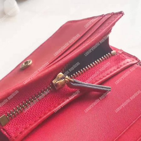 Gucci GG Supreme Card Case with Cherries - Image 6