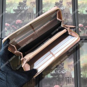 Gucci Leather Zip Around Wallet Light Pink - Image 8