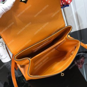 LV Rose Des Vents PM Amaretto Gold Padlock Handbag - Image 4