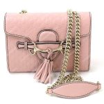 Gucci Emily Mini Micro Guccissima Bag Light Pink