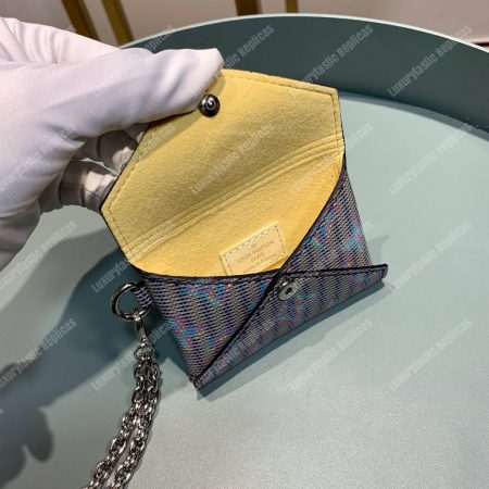 LV Kirigami Necklace Wallet Monogram LV Pop Motif Bleu - Image 3