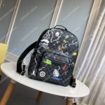 LV Josh Backpack Damier Graphite Canvas World-Map Print