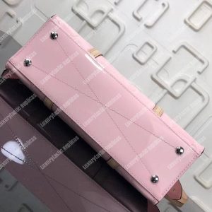 LV Neo Triangle Vernis Leather Rose Ballerine - Image 8