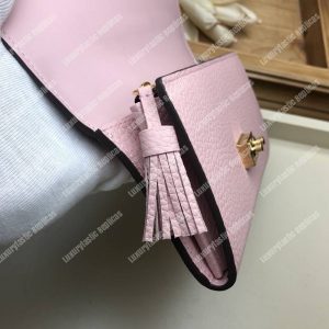 LV Croisette Wallet Damier canvas w/ grained leather Magnolia - Image 4