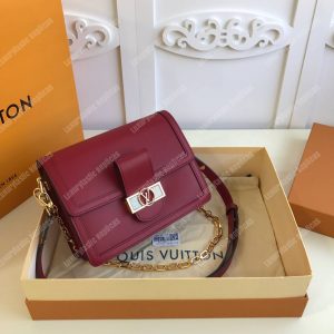 LV Dauphine MM Cherry Berry - Image 3