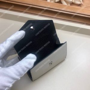 LV Lockmini Wallet Rose Ballet Blanc Maito Noir - Image 8