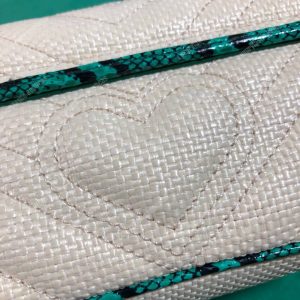 Gucci GG Marmont Matelassé Super Mini Bag Green Snakeskin Trim - Image 7