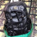 Gucci RE(BELLE) Leather Backpack Black