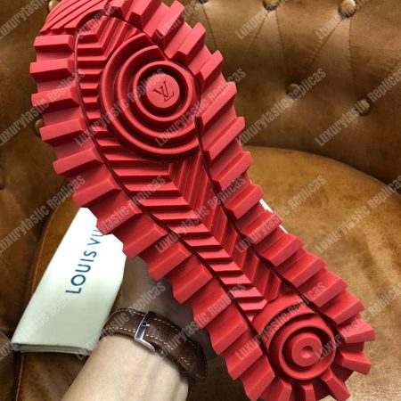 LV Runner Sneaker Red - Image 9