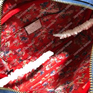 Gucci Laminated Leather Small Shoulder Bag Red/White - Image 6