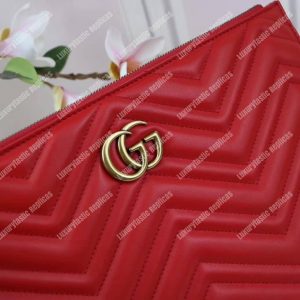 Gucci GG Marmont Pouch Red - Image 5