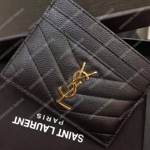 Saint Laurent Monogram Card Case Black - Image 6