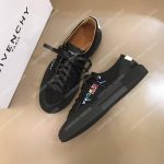 Givenchy Canvas Low-Top Sneakers Black/Multi Colour Print