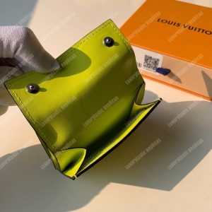 LV Discovery Compact Wallet K45 Taiga Monogram Jaune - Image 5