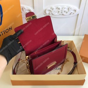 LV Dauphine MM Cherry Berry - Image 7