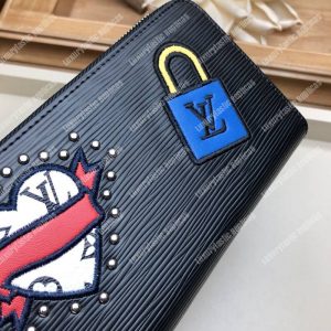 LV Special Edition Zippy Wallet Epi Leather Black - Image 4