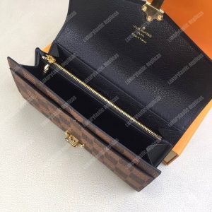 LV Clapton Wallet Damier Ebene Noir - Image 3
