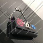 LV Twist Chain Wallet Epi Leather Travel and Trunk-Making Heritage Black