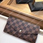 LV Sarah Wallet Damier Ebene Brown