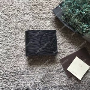 LV Multiple Wallet Epi Leather Noir Initial - Image 3