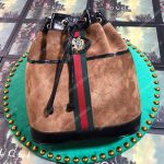 Gucci Rajah Medium Bucket Bag Brown