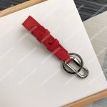 LV Harness Dragonne Bag Charm and Key Holder Taurillon leather Red