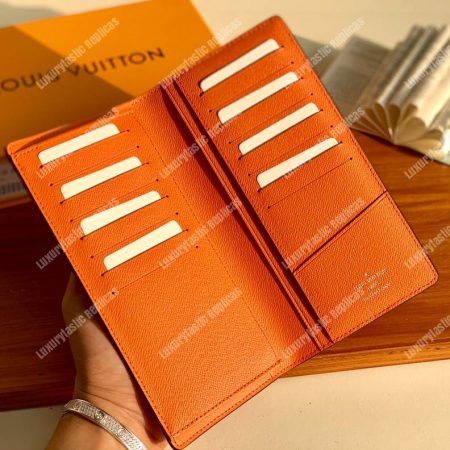 LV Brazza Wallet Orange - Image 7