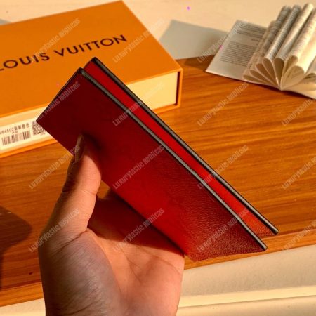 LV Passport Cover Orange - Image 3