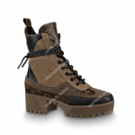 LV Laureate Platform Desert Boot Beige