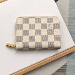 LV Zippy Coin Purse Damier Azur Beige