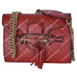 Gucci Emily Mini Micro Guccissima Bag Red