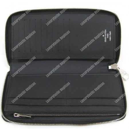 LV League Zippy Long Wallet Vertical Damier Graphite 2017 - Image 9