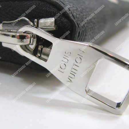 LV League Zippy Long Wallet Vertical Damier Graphite 2017 - Image 13