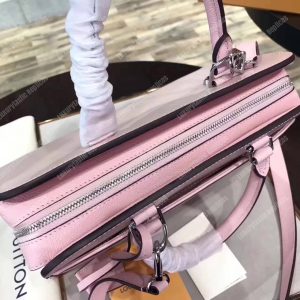 LV Epi Vaneau MM Bag Epi Leather Rose Ballerine - Image 6