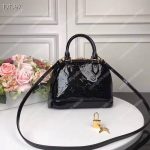 LV Alma BB Monogram Vernis Leather Noir