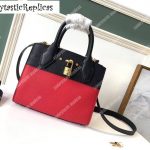 LV City Steamer Mini Noir Rouge
