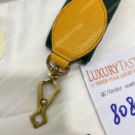 Gucci GG Supreme Messenger Bag Yellow Trims - Image 10