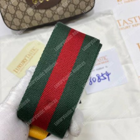 Gucci GG Supreme Messenger Bag Yellow Trims - Image 11