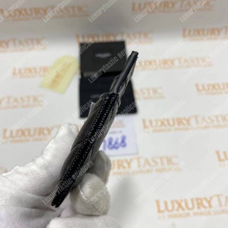 Saint Laurent Monogram Card Case Black - Image 11