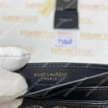 Saint Laurent Monogram Card Case Black - Image 14