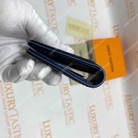 LV Pocket Organizer Damier Graphite Canvas Blue - Image 14