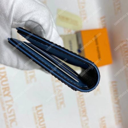 LV Pocket Organizer Damier Graphite Canvas Blue - Image 15