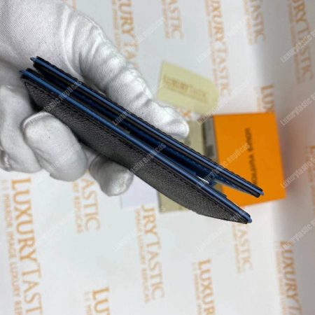 LV Pocket Organizer Damier Graphite Canvas Blue - Image 16