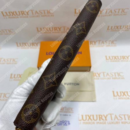 LV Clemence Wallet Monogram Orange - Image 13