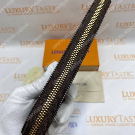 LV Clemence Wallet Monogram Orange - Image 15