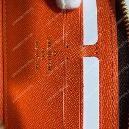 LV Clemence Wallet Monogram Orange - Image 7