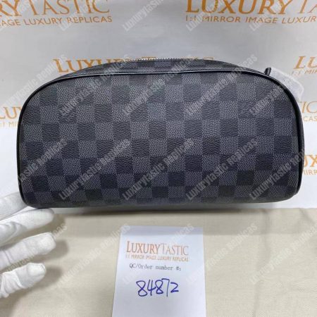 LV King Size Toiletry Bag Damier Graphite - Image 18