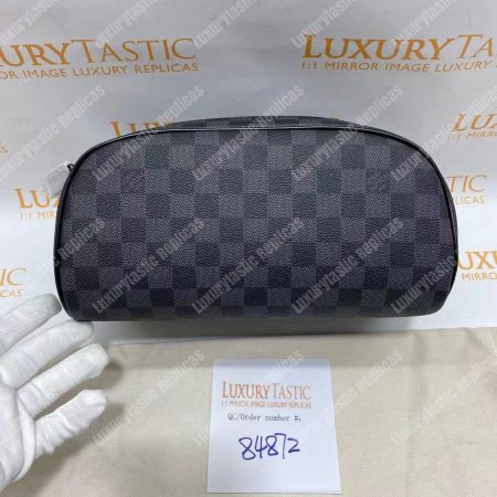 LV King Size Toiletry Bag Damier Graphite - Image 19