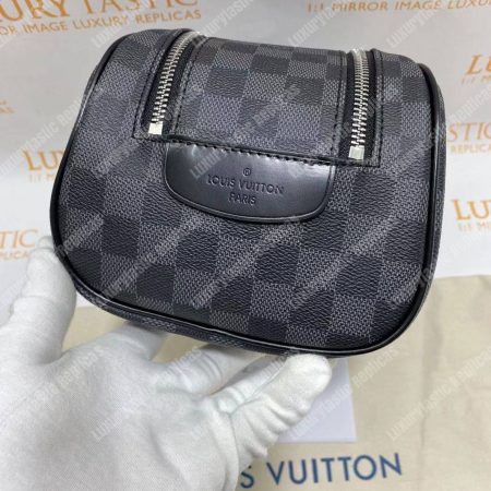 LV King Size Toiletry Bag Damier Graphite - Image 11