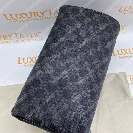 LV King Size Toiletry Bag Damier Graphite - Image 12